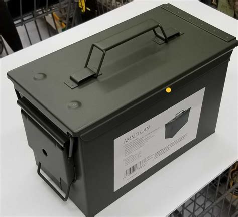 metal ammo storage box